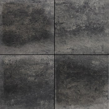 soft comfort grijs zwart 60x60x4 cm